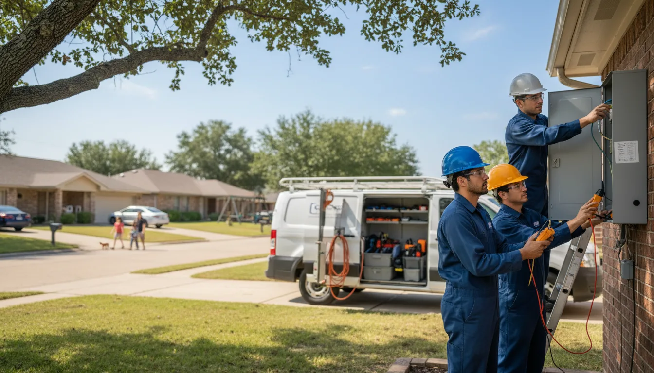 Certified electrician providing emergency electrical services in Chester, NE